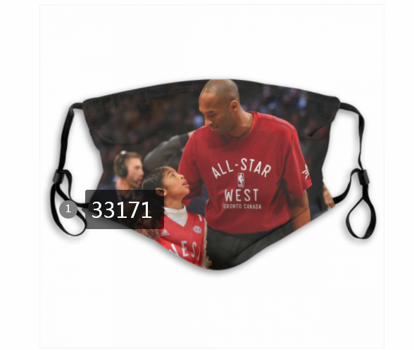 2021 NBA Los Angeles Lakers 24 kobe bryant 33171 Dust mask with filter